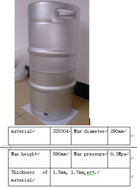 American Standard Metal Beer Keg, Keg USA 1 / 4bbl z włócznią